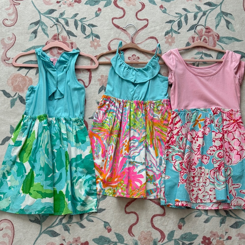 Lily Pulitzer Colorful Kids Dresses Set